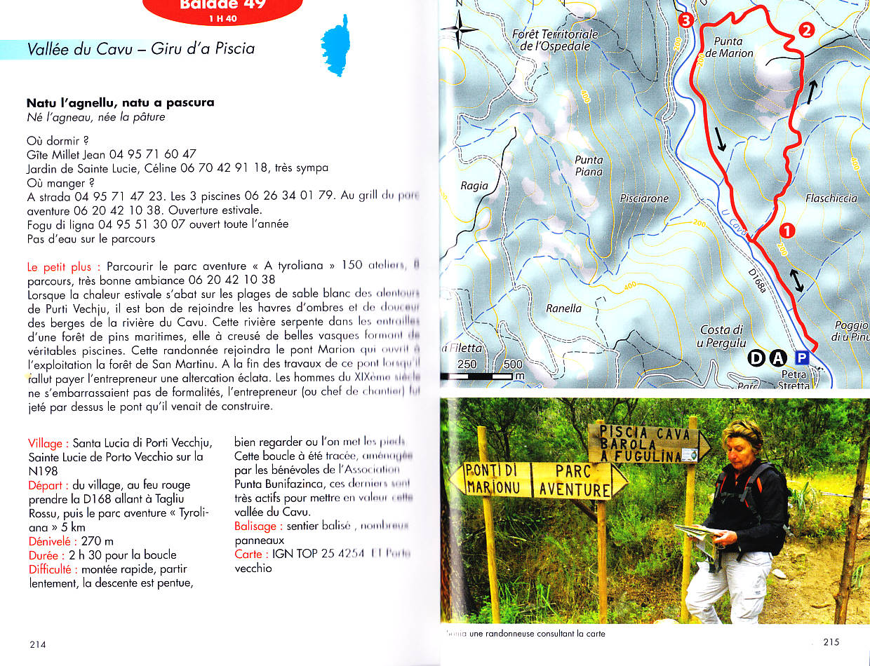 Vallée du Cavu - Giru d'A Piscia p. 214-215