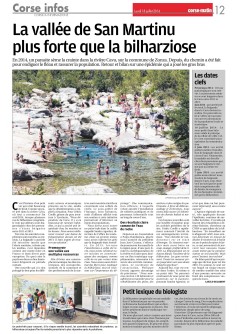 L'article de Corse-Matin du 18/07/2016